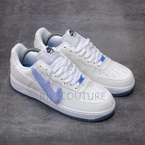 Thiết kế Nike Air Force 1 Trắng Xanh Kem